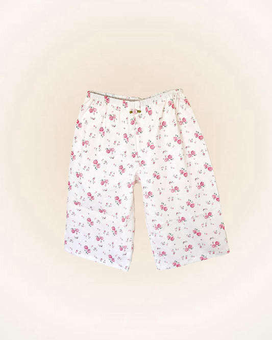 Relaxed Fit French Rose Pants